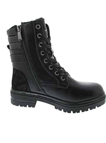 Tom Tailor Schnürstiefel Schwarz