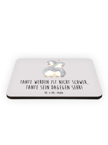 Mr. & Mrs. Panda Kühlschrankmagnet Tolle Tante mit Spruch in Grau Pastell