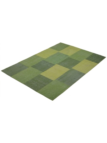 Kayoom Kurzflor Teppich Lyrical 110 in multi - grün - rechteckig
