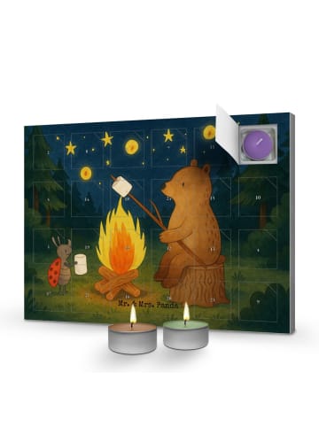 Mr. & Mrs. Panda Adventskalender Bär & Marienkäfer Lagerfeuer De... in Weiß