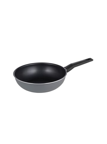 Michelino Michelino Lara Wokpfanne mit Antihaftbeschichtung - ø24 cm in Grau in Grau