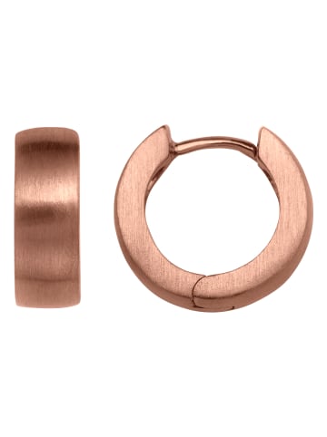 Steel_Art Ohrstecker Creole M rose goldfarben in rosegoldfarben