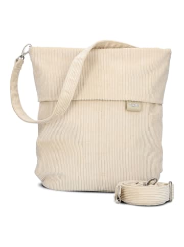 Zwei Mademoiselle.M Schultertasche 31 cm cord creme