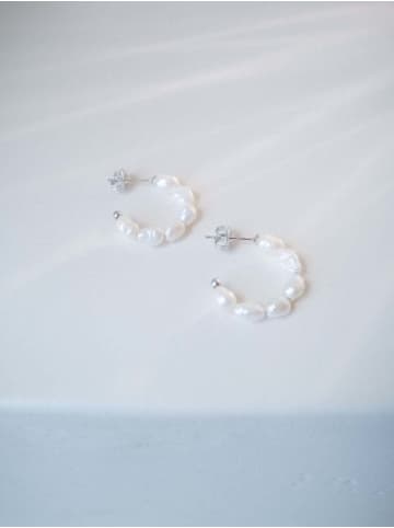 PURELEI Ohrringe Organic Pearl in Silber