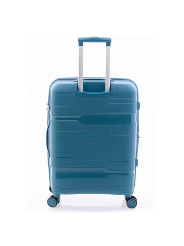 Gladiator 3800 4 Rollen Trolley 67 cm mit Dehnfalte in bondi blue