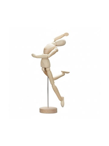 relaxdays Gliederpuppe in Natur - (H) 32,5 cm