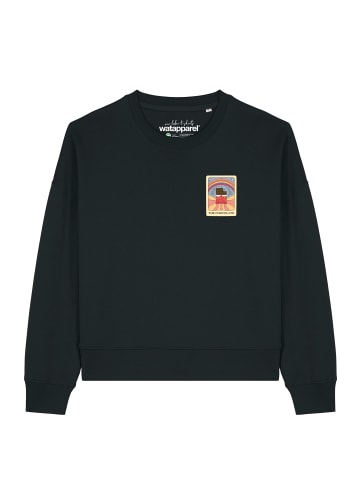 wat? Apparel Sweatshirt Tarot The Chocolate in Schwarz