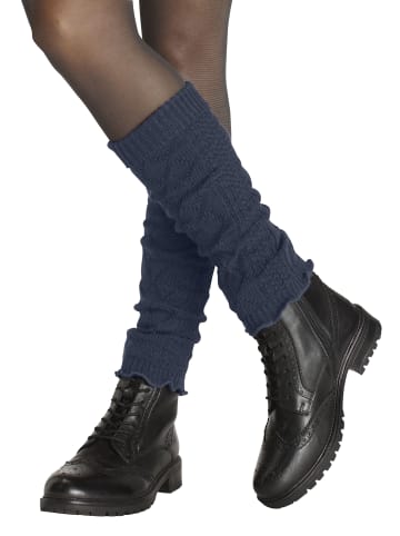 LAVANA basic Stulpensocken in 1x marine, 1x ecru