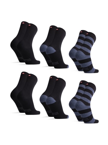 DANISH ENDURANCE Socken Cotton Crew in black/blue