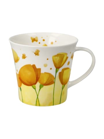 Goebel Coffee-/Tea Mug " Fiore  Sunshine " in gelb