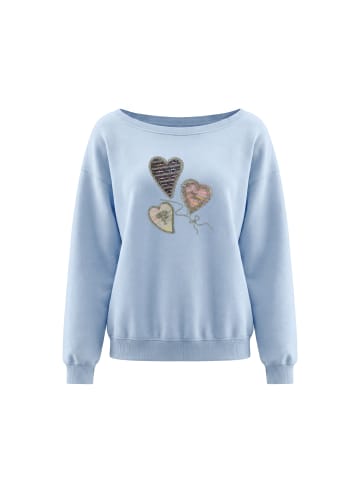 myMo Women Sweatshirt in Light Blue