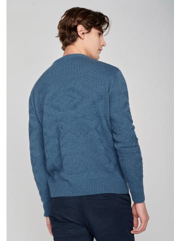 GreenBomb Strick Basic in Frostblau