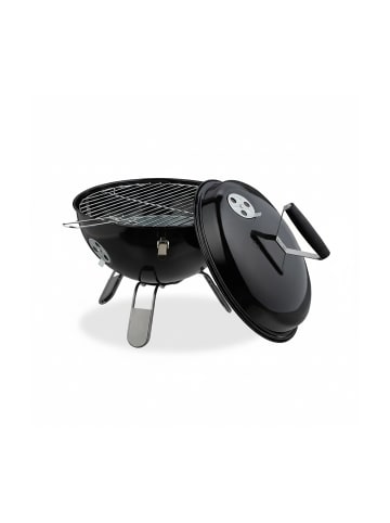 relaxdays Kugelgrill in Schwarz - Ø 37 cm