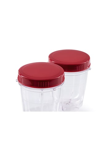 Gourmet Maxx Mixer Mr. Magic 18-tlg. 400W rot/silber  Silberfarben