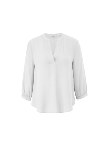 S.OLIVER RED LABEL Langarmbluse in creme