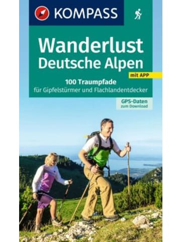 Kompass-Karten Buch - KOMPASS Wanderlust Deutsche Alpen