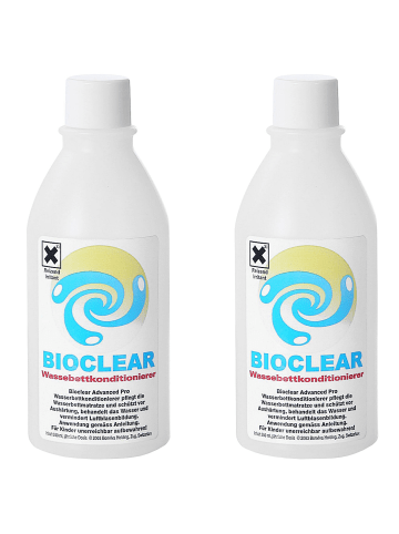 Beliani 2er-Set Wasserbett Konditionierer BIOCLEAR in Weiß