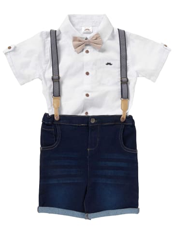Little Gent 4tlg Set Frühling, Sommer in weiß navy