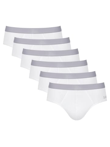 Sloggi Slip 6er Pack in Weiß