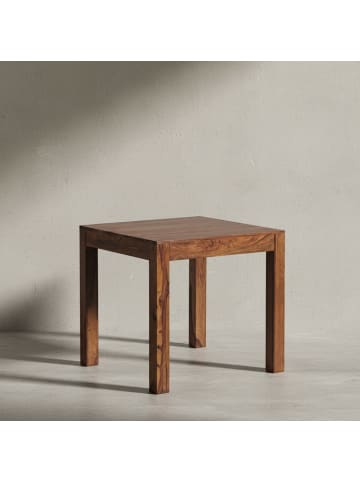 KADIMA DESIGN Esstisch Massivholz Sheesham, Handgefertigt, Holztisch, Essbereich in Braun