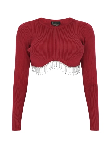 faina Damen Bluse in Burgunderrot