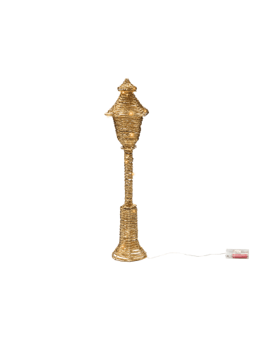 Beliani LED Deko ALFTANES in Gold - (W) 16 x (H) 62 x (L) 16 cm