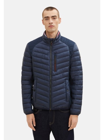 Tom Tailor Jacke 'Hybrid' in blau