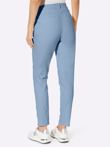 Heine Twill-Hose in bleu