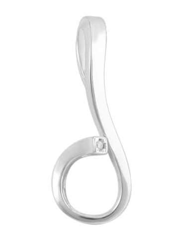 Adeliás Damen Anhänger aus 925 Silber mit Zirkonia in silber