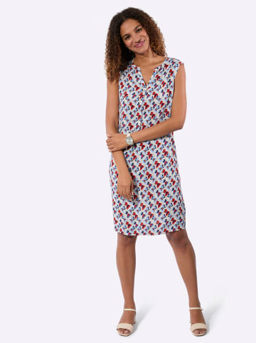 WITT WEIDEN Druck-Kleid in himmelblau-erdbeere-bedruckt