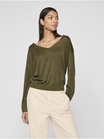 Vila Strickpullover in Capulet Olive