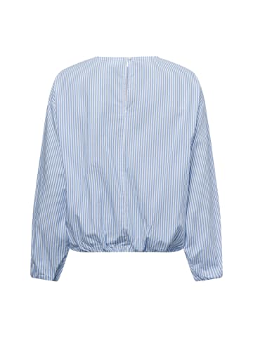 s.Oliver Blusenshirt in hellblau weiß