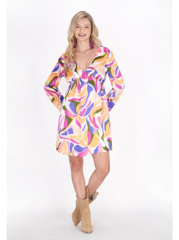IZIA Women Dress in violet multicolor