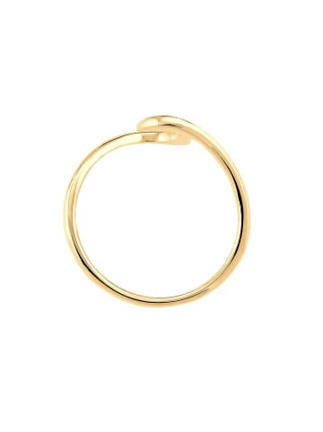 Elli Ring 925 Sterling Silber Wellen in Gold