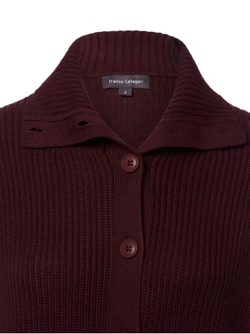 Franco Callegari Strickjacke in aubergine - 0007