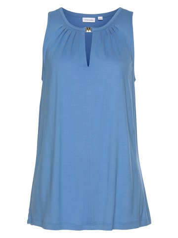 LASCANA Tanktop in blau