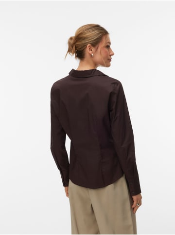 Vero Moda Hemd in Chocolate Plum