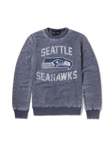 Recovered Sweatshirt NFL Seattle Seahawks Classic Print in Blau