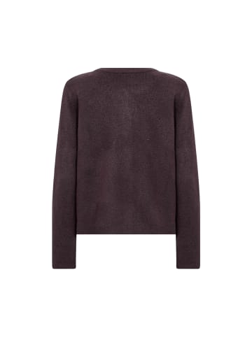 soyaconcept Strickjacke SC_ORLEAN in 95120 PLUM PERFECT MELANGE