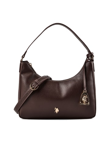 U.S. Polo Assn. Jones Schultertasche 30 cm dark brown