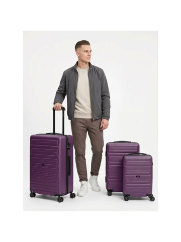Redolz Essentials 08 3-SET 4 Rollen Kofferset 3-teilig purple