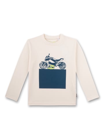 Sanetta Langarmshirt in Beige