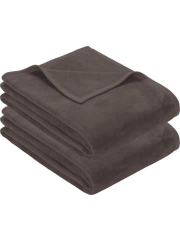 Erwin Müller Wohndecke 2er-Pack Triest in taupe