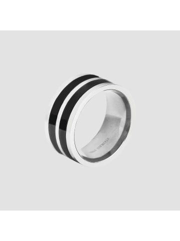 Adeliás Herren Ring aus Edelstahl in silber