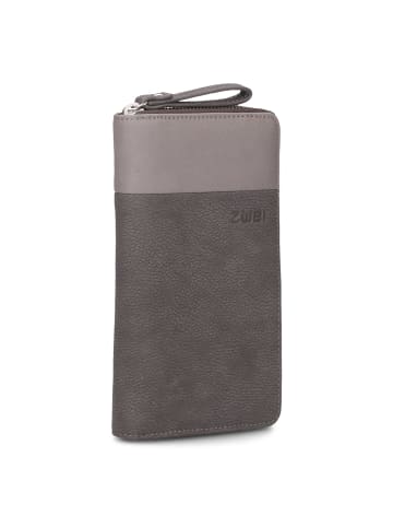 Zwei Eva Geldbörse 20 cm in nubuk stone