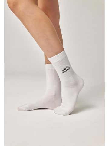 SNOCKS Tennissocken aus Bio-Baumwolle 4 Paar in X-Mas