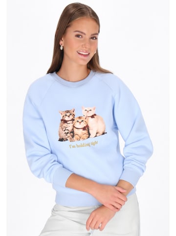 myMo Women Sweatshirt in light blue