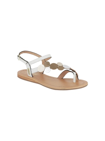 Les Tropéziennes par M Belarbi Flache Ledersandalen Holly Weiß