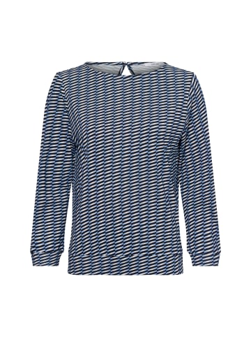 OPUS Langarmshirt Susta in blau