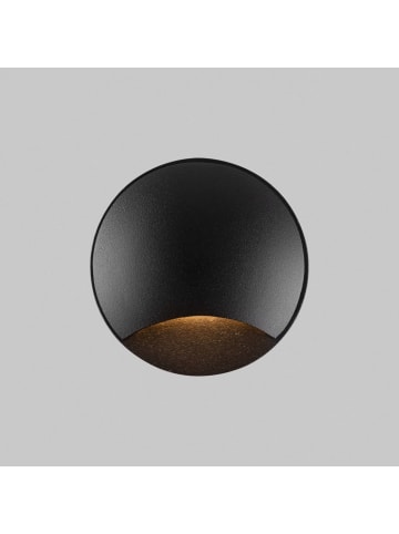 Licht-Erlebnisse Außen Einbaustrahler EEK F Ø 6.2 x (H)6.2 cm in Schwarz